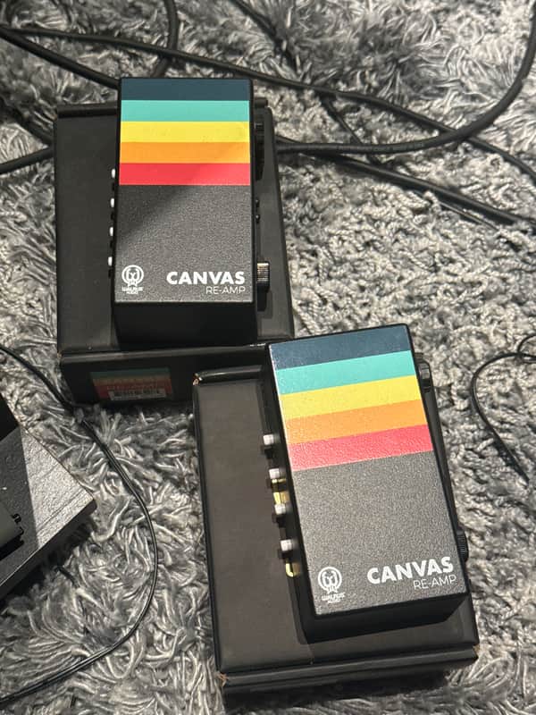 Walrus Audio Canvas Passive Re-Amp Unit 2023 - Present - Black w/ Rainbow Graphic image 1