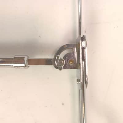 Pearl Snare Drum Stand Single-Braced Tripod + Vintage Basket Chrome Plating image 17