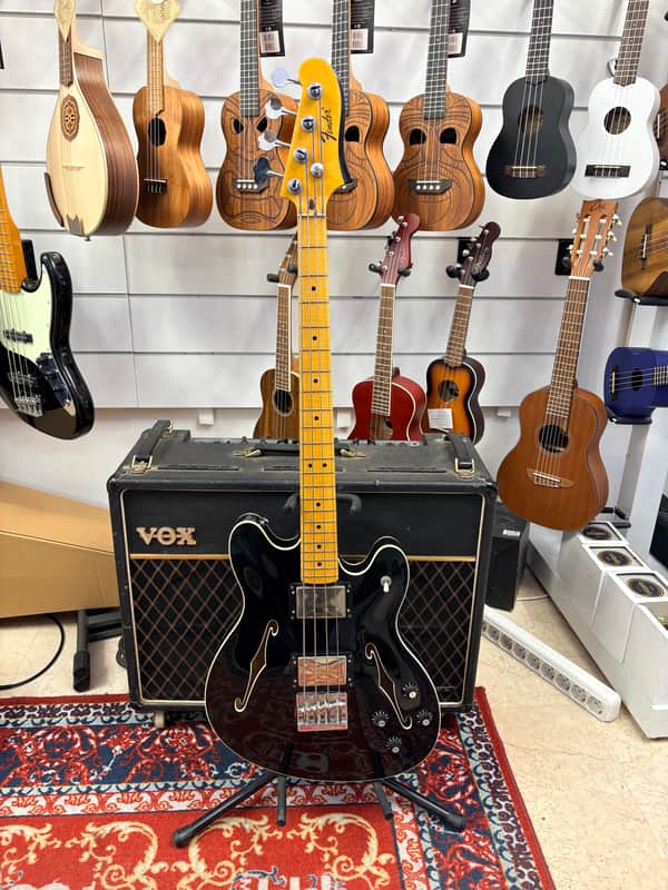 Fender Starcaster bass 2016 - Black image 1