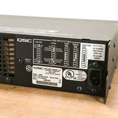QSC CX302 2-Channel Power Amplifier CG0127F image 7