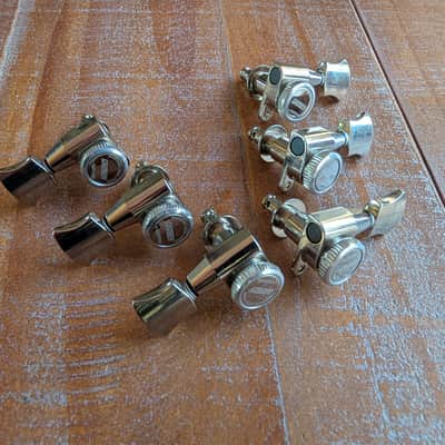 Gotoh Gretsch Branded Magnum Locking Tuning Pegs Nickel EXCELLENT image 1