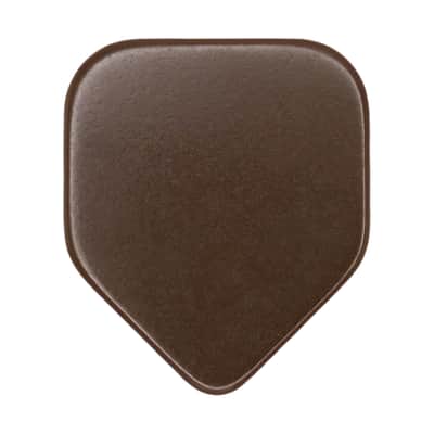 Exotic Plectrums Celluloid Brown Guitar Or Bass Pick - 0.96 mm Heavy Gauge - 330 Medium Home Plate Shape - 100 Pack image 2