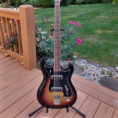 Hagstrom H-8 1967 8-String Bass - Sunburst image 5