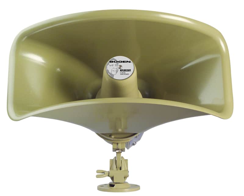 Bogen KFLDS30T Wide-Dispersion Reentrant Horn 30W with Transformer image 1