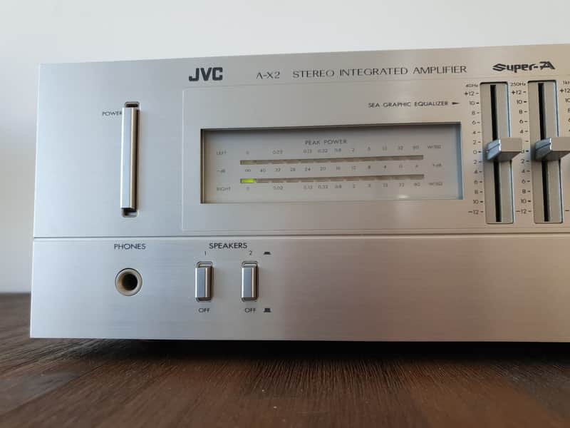 JVC A-X2 – Amplificateur hifi vintage 2x40W – Égaliseur