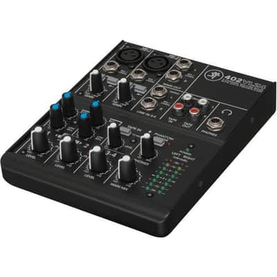 Mackie 402VLZ4 4-Channel Compact Analog Mixer with 2x 1/4" Stereo Plug Audio Cables, 2x XLR Cables & StreamEye Polishing Cloth image 2