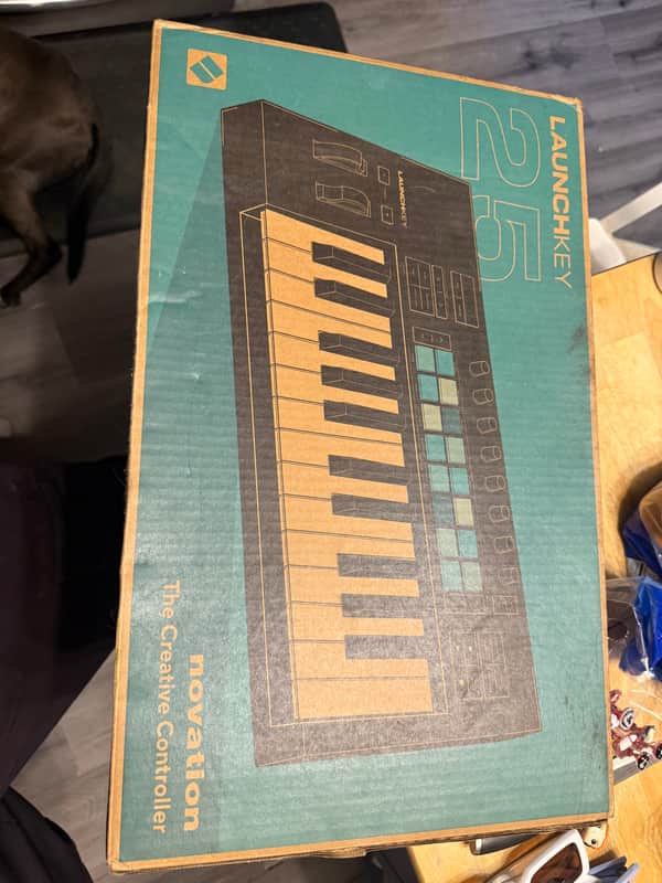 Novation Launchkey 25 MKIV MIDI Keyboard Controller 2024 - Present - Black image 1