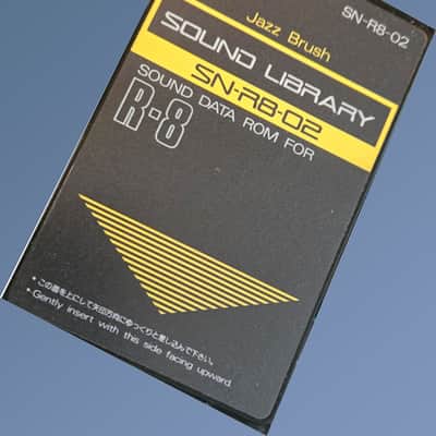 Roland SN-R8-02 Jazz Brush 1990s - Black image 1