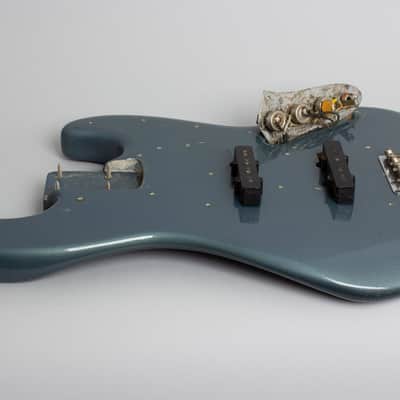Fender  Jazz Bass Solid Body Electric Bass Guitar (1964/5), ser. #L24522, molded black plastic hard shell case. image 14