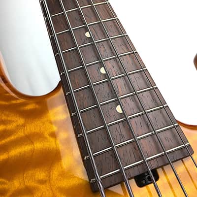 Sadowsky NYC Vintage 5-21 Standard J-Bass 2019 Quilted Maple/Brazilian Rosewood image 8