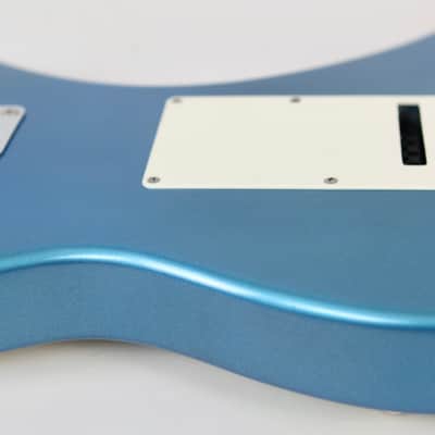 Fender Japan ST-CHAMP10 1997-1999 MIJ Lake Placid Blue (LPB)  Built-In Amp Mustang-Scale Mini Strat w/ Original Bag & Arm image 21