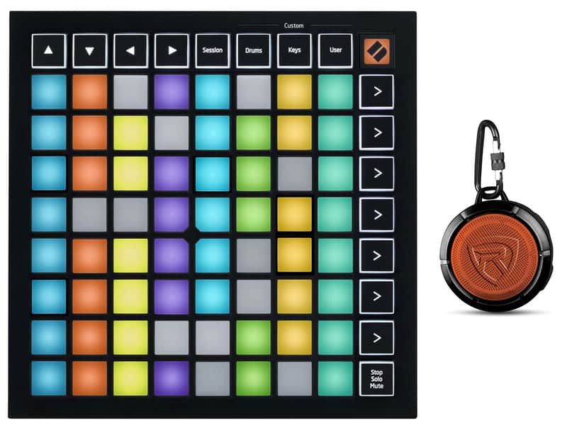 Novation Launchpad Mini MK3 MIDI USB 64 RGB DJ Pad Controller+Home Speaker image 1