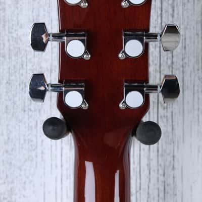 Oscar Schmidt OF2SM Acoustic Guitar Spalted Maple Top Natural High Gloss Finish image 12