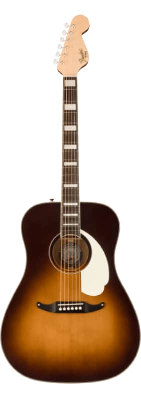 Fender King Vintage Dreadnought Size All Solid Acoustic Electric Guitar w/Case image 1