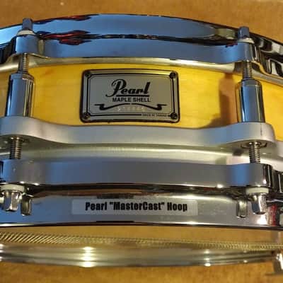 Pearl  Piccolo Snare 14" free floating 1990 maple image 1