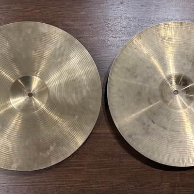 Rare Paiste 602 pre-serial 16’’ hi-hat image 2