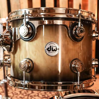 DW Collector's Candy Black Burst Over Quilted Maple Drum Set - SO#1134317 image 3