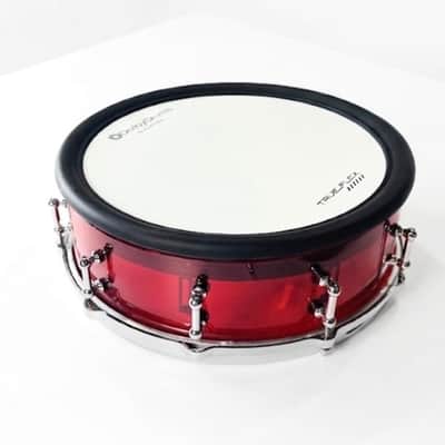 14” Dual Zone Quick-Bolt Silicone Trigger Pad Drum Topper for Acoustic Roland Yamaha A2E image 4