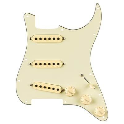 Used Fender Eric Johnson Sig Pre-Wired Strat Pickguard - Mint Green 11 Hole image 1