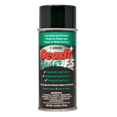CAIG LABS DeoxIT Fader F-Series Spray, 5% Solution, 142g with L-M-H Nozzle image 1
