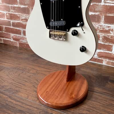 Swope Biscayne Double Slant Pickups "White Sand" finish w/ Black Bakelite Guard 7lbs 0.6oz (Authorized Dealer) image 4