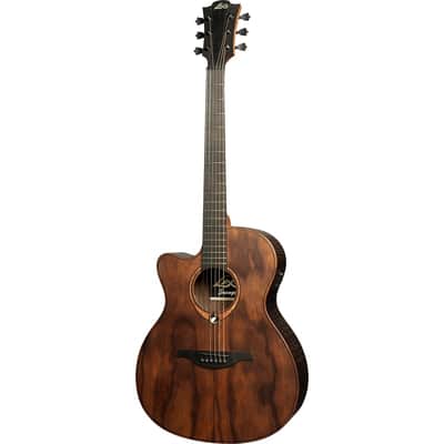 Lag SAUVAGE-L-ACE Auditorium Cutaway Acoustic-Electric Left-Handed - Satin Natural image 4
