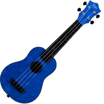 Flight TUS65 Sapphire Soprano Travel Ukulele New - Deep Sapphire Blue image 2
