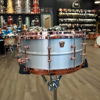 Ludwig 6.5x14" Acrophonic Snare Drum with Copper Hardware (LM405DTC) image 9