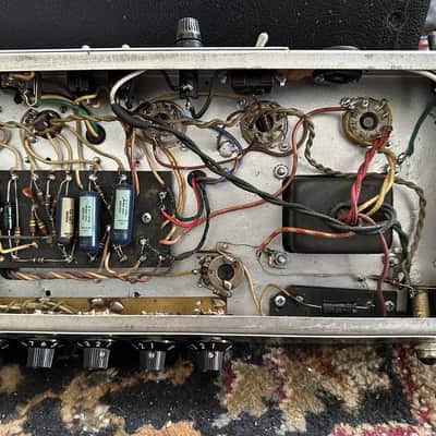Vintage 1968 Fender Deluxe Reverb "Drip Edge" Guitar Amp (Local Pickup NYC) image 8