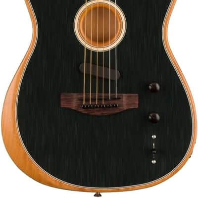 Fender Acoustasonic Player Telecaster - Brushed Black image 1