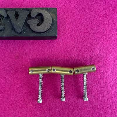 GVT® 50's Telecaster® Compensated Saddles – Soft Brass, Long RH Model image 5