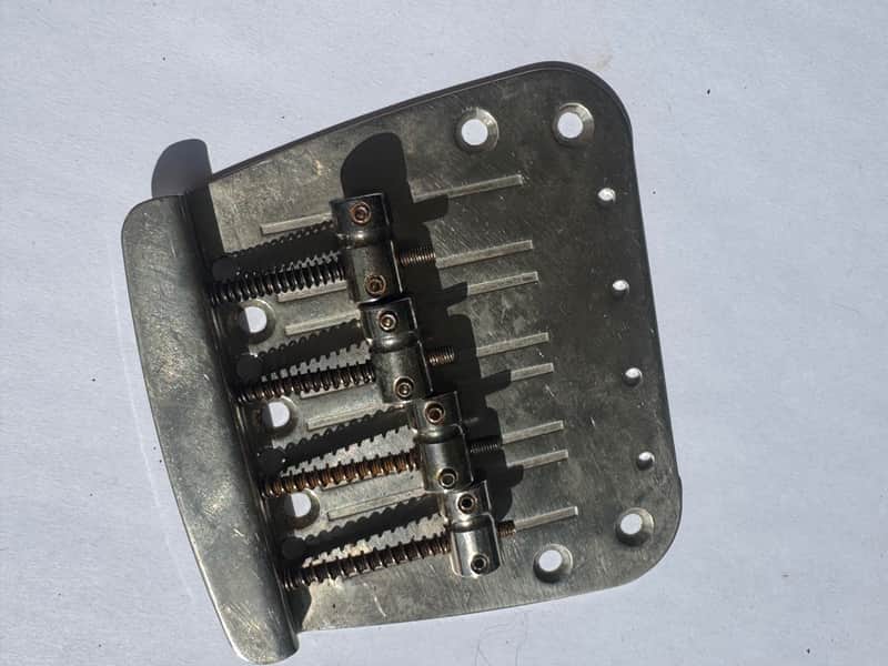 Fender Mustang bass bridge 1960' 70's USA Vintage relic / aged 66-78 RI image 1