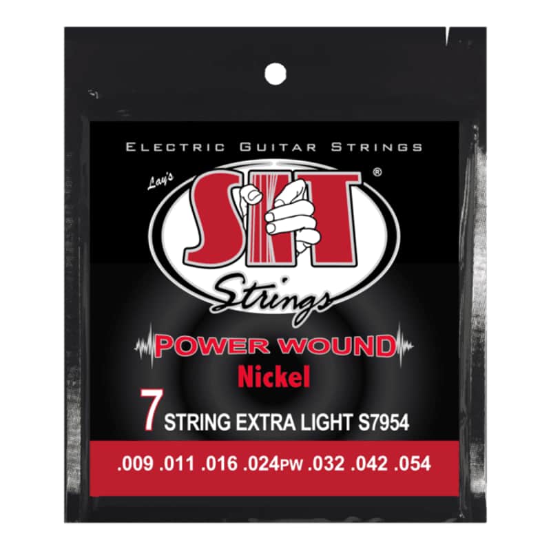 SIT Strings 7 String Power Wound Nickel SS7954 Electric Guitar Strings - Extra Light .09-.54 image 1