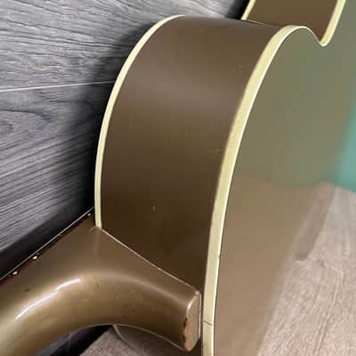 Vintage 1956 Gretsch Electromatic 6184 Corvette Electric Guitar Jaguar Tan #2641 image 19