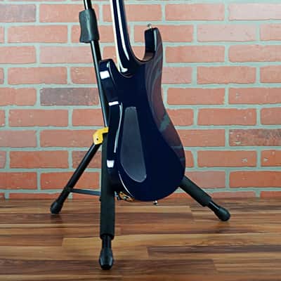 Jackson USA Custom Shop SLS Soloist Flame Maple Top Indy Blue 1997 OHSC image 11