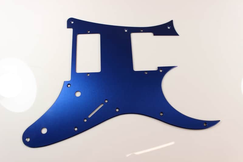 Blue Anodized Aluminum pickguard fits Ibanez (tm) RG550 Jem RG HXH HH image 1
