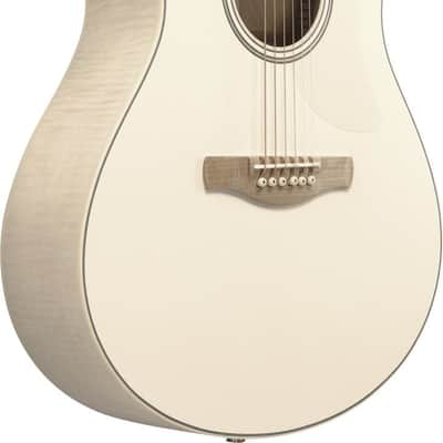 Ibanez AAM370E-OAW Advanced Acoustic AAM Acoustic Guitar 6-String - Open Pore Antique White image 13