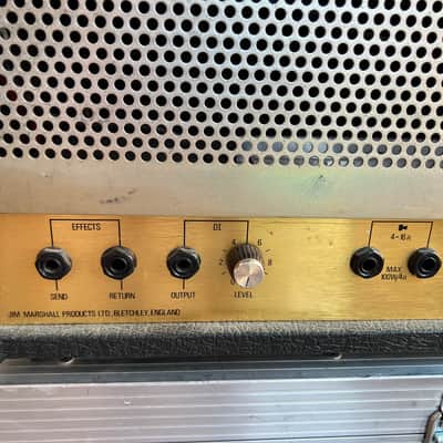 Marshall Model 3210 Lead 100 MOSFET Head 1980s - Black image 5
