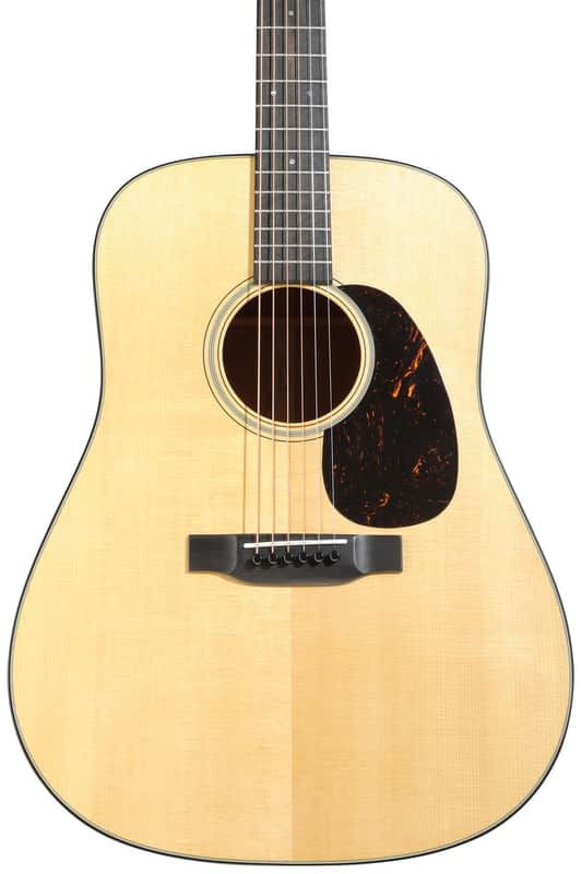 Martin D-18 Satin Standard Series Acoustic Guitar - Satin Natural with Aging Toner image 1