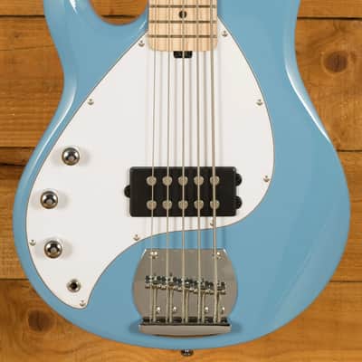 Sterling RAY5LH SUB Series StingRay 5 Bass - Chopper Blue - Left-Handed image 3