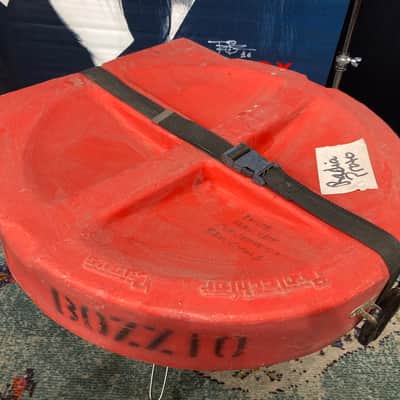 Terry Bozzio's Protector 22" Professional Touring Cymbal Case 1980's  - Orange image 4