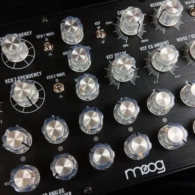 33-Piece Moog-Inspired Aftermarket DFAM Full Knob Kit New Production - Clear/Aluminum image 10