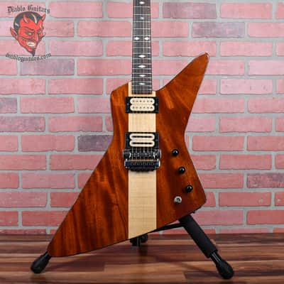 B.C. Rich USA Custom Explorer One Off  Natural 1986 w/ Fitted Hardshell Case image 1