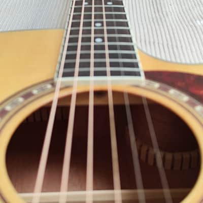 Washburn Heritage Series HD10SCE Acoustic-Electric Cutaway Dreadnought Guitar 2010s - Natural image 9