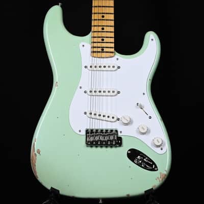 Fender Custom Shop Limited Edition Fat '54 Stratocaster Relic/ Closet Classic Hardware- Super Faded Aged Surf Green 2024 (LXX0565) image 1