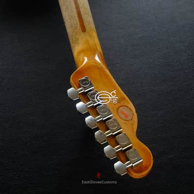 Fender Telecaster 50th Anniversary Olympic White over Blue Zebra Heavy Aged Relic (RARE) image 20