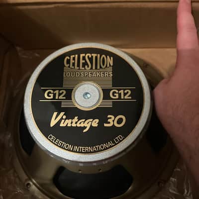 Celestion G12 Vintage 30 12" 60-Watt 16ohm Guitar Amp Speaker 2020s - White image 1
