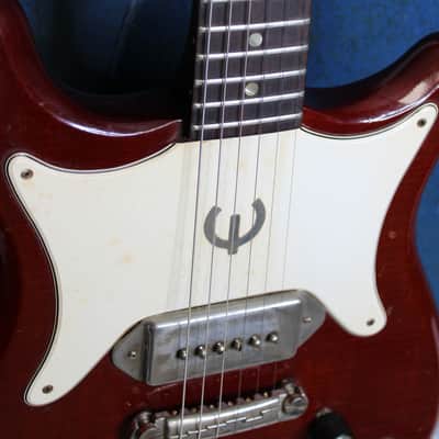 👀 1965 Gibson Epiphone Coronet - Cherry   w/ OHSC image 5