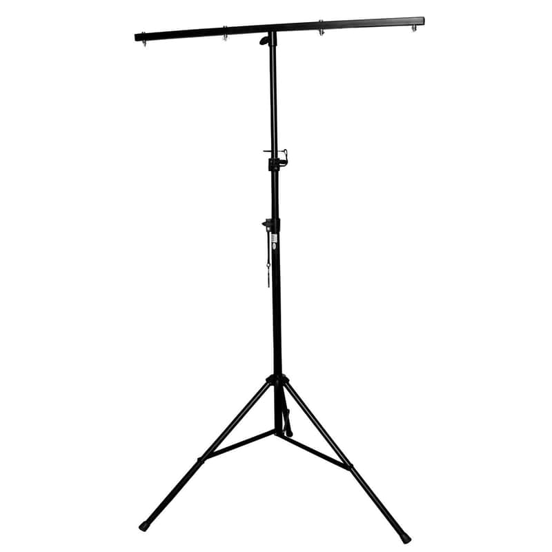 ProX T-LS03M-9FT Lightweight 9Ft DJ Lighting Stand W/ Four Bolt-On Square T-Bar image 1