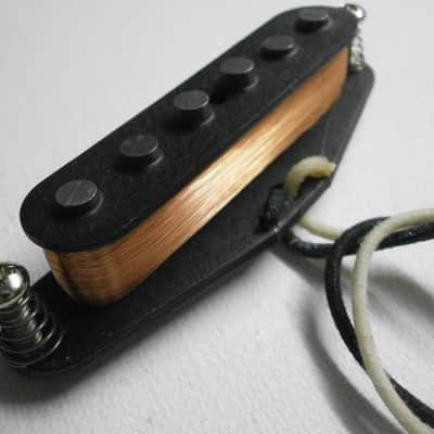 Classic Stratocaster Pickup HOT Alnico 5 Bridge Neck Hand Wound Custom by Q pickups Strat Fender image 3